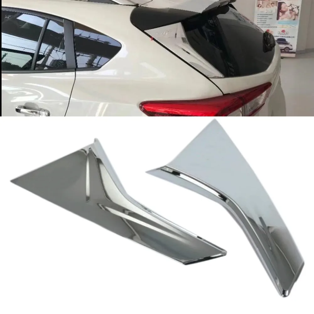 2ks Úplne Nové Strieborné ABS Zadné Okno pilier Výbava Kryt Rámu Nálepka pre Subaru XV 2018 Luxusné Auto Styling Príslušenstvo