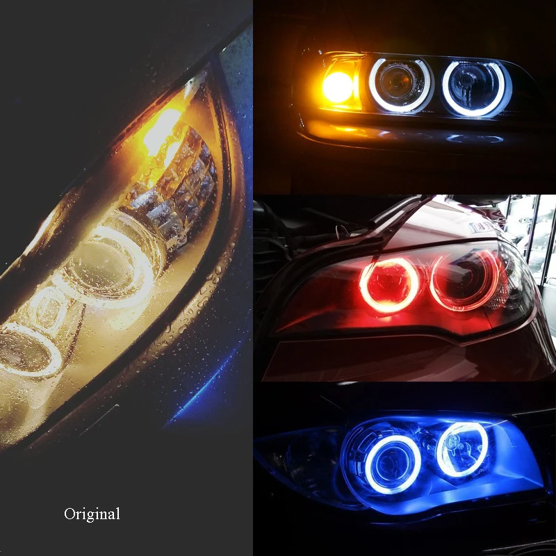 2x Canbus Žiadne chybové LED H8 Angel Eyes Demon eyes svetla žiarovka 12V Na BMW E60 E61 E63 E64 E70 X5 X6 E71 E82 E87 E89 Z4 E90 E91 E92