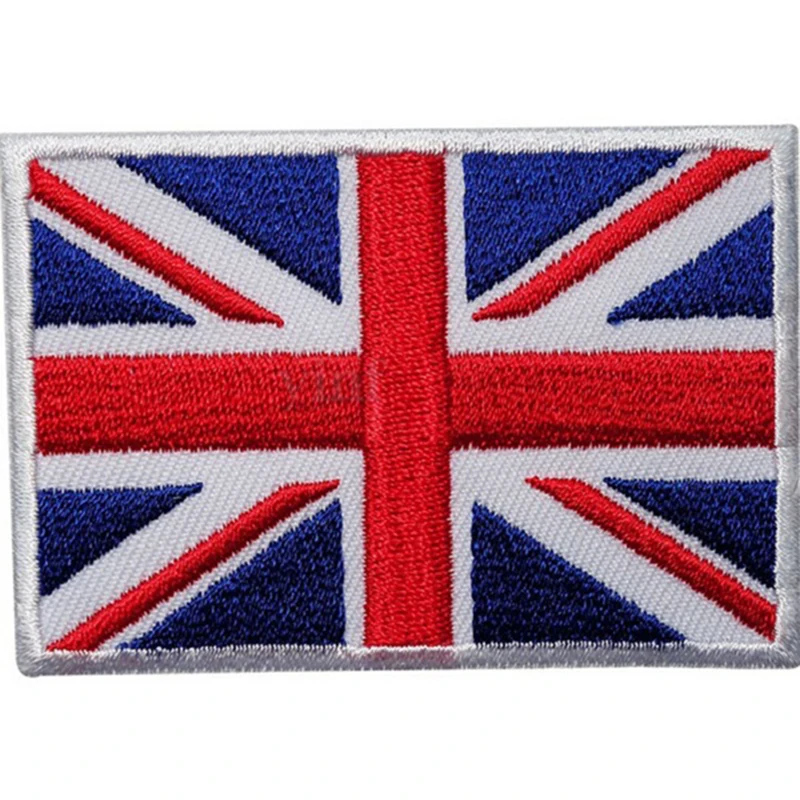 3D Spojené Kráľovstvo Odznak Patch britskej Vlajky Vyšívané Nášivka DIY Železa Šiť Na Patch Pre Oblečenie, Tašky Dekorácie