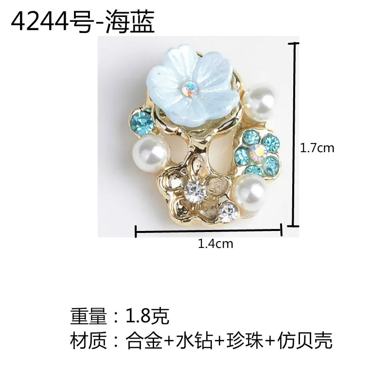 50pcs Imitácia Crystal Pearl Flower, Star, Šarm Prívesky Pre DIY Náušnice Šperky, Takže Nájsť Kúzlo Príslušenstvo