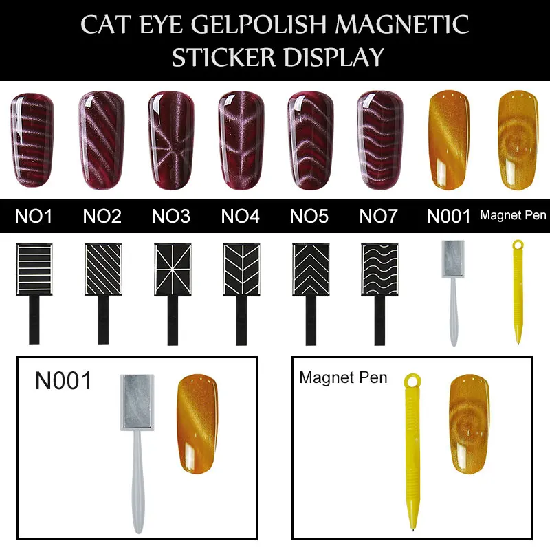 Belen Cat ' S-Eye Gel lak na Nechty LED Cat Eye Gel Farebný UV Nechty Gélové Farby Srsti UV základným náterom Magnet Účinok Magnetických Gél Lak