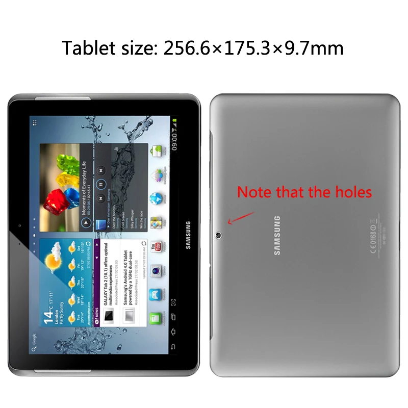 Doprava zadarmo 360 Stupňové Otáčanie PU Kožené puzdro Pre Samsung Galaxy Tab 2 10.1 Pre P5100 P5110 P7500 P7510 + film