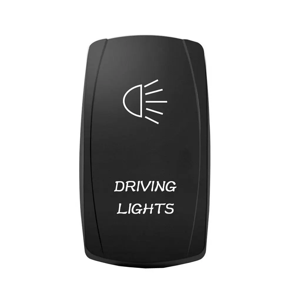 EE podporovať Nové Auto Offroad 12V 20A Prepnúť Kolískový Spínač, Modré LED Jazdy Svetlo Lampy 5P Predaj XY01