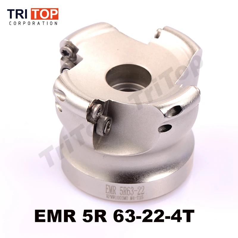 EMR 5R 63-22-4t-taktné 5R-63-22-4t-taktné 5R-63-22 tvár mlyn na mletie frézy cnc frézovacie nástroje pre kruhové vložky typu R5 RPMW1003
