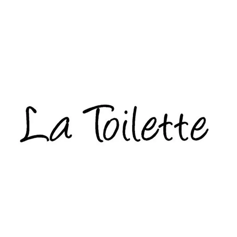 Francúzsky Domáce Dekorácie -Wc, Vchod Prihlásiť nálepky La Parfum Stenu, nálepky citát kotúča, pre francúzsko home toaletná dekor