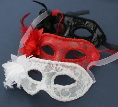 Krásne Sexy Čipka Maska Halloween Kostým Prop Transparentné Strany Loptu Očí, Masky na Halloween Maškaráda Strany Maškarný Kostým
