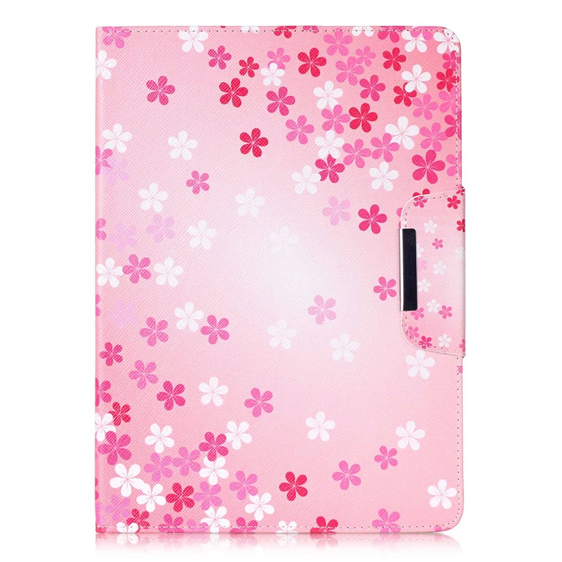 Maľované Kožené puzdro Flip Pre Apple iPad Mini 4 Pokrytie Funda smart Card Sloty peňaženka Pre Apple ipad mini4 Ochranný plášť Capa