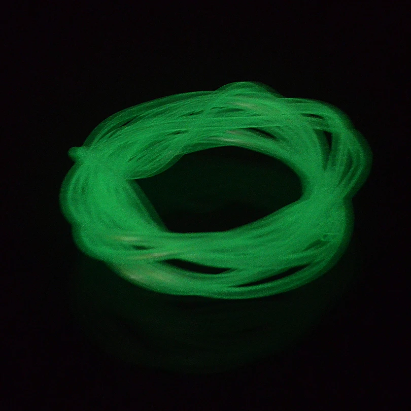 MNFT 2 M/Taška Plastové svetlo zelená Svetelná trubica lietať viazanie riging trubice Fluorescencie viesť ryby, Rybárske Náčinie, Montáž