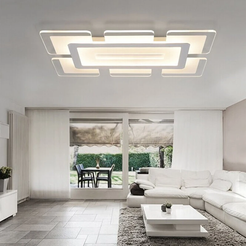Mordern Ultra-tenké Akryl Moderné led stropné svietidlá pre obývacej izby, spálne, študovňa Domov Dec Led Stropné Svietidlo