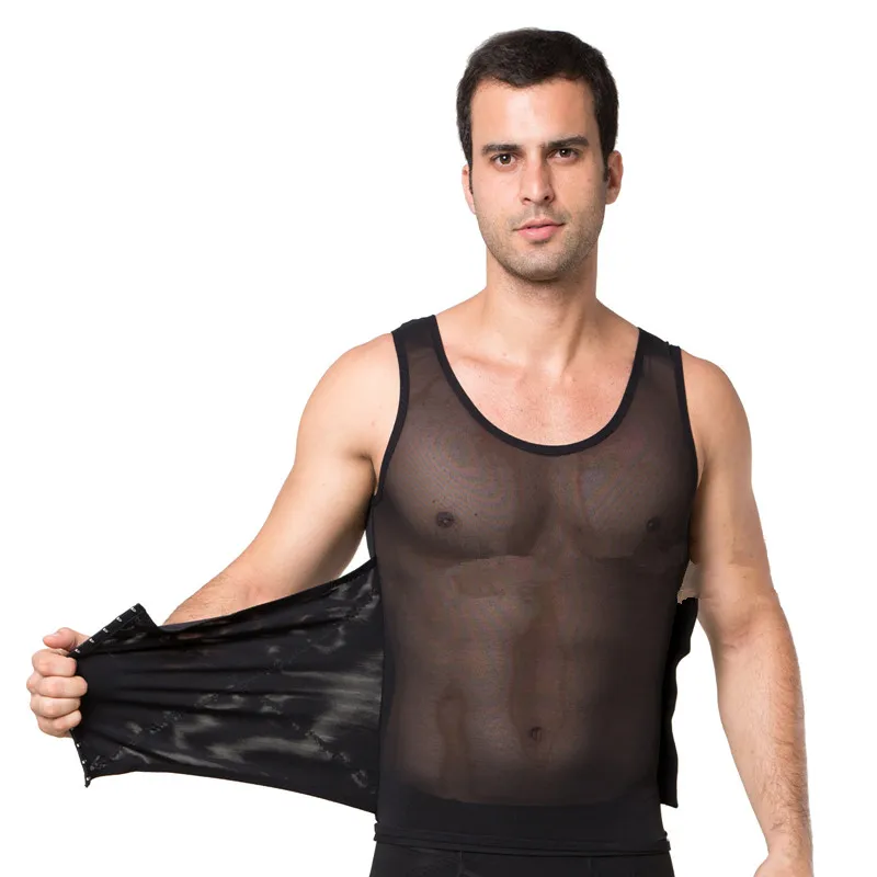 Muž pás tréner vesta čierna biela plastika brucha pás na chudnutie korzet brucho redukcia žalúdka pletenca M,L orgán obrážačka pre mužov