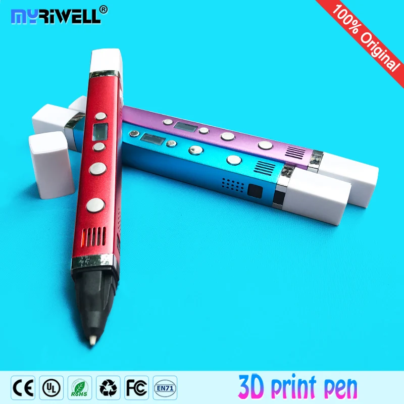 Myriwell 3d pero 3d perá,LED displej,USB Nabíjanie,3d pero doodler,Podporujú mobilné napájanie,3d kreslenie pero-3d-perá Creative
