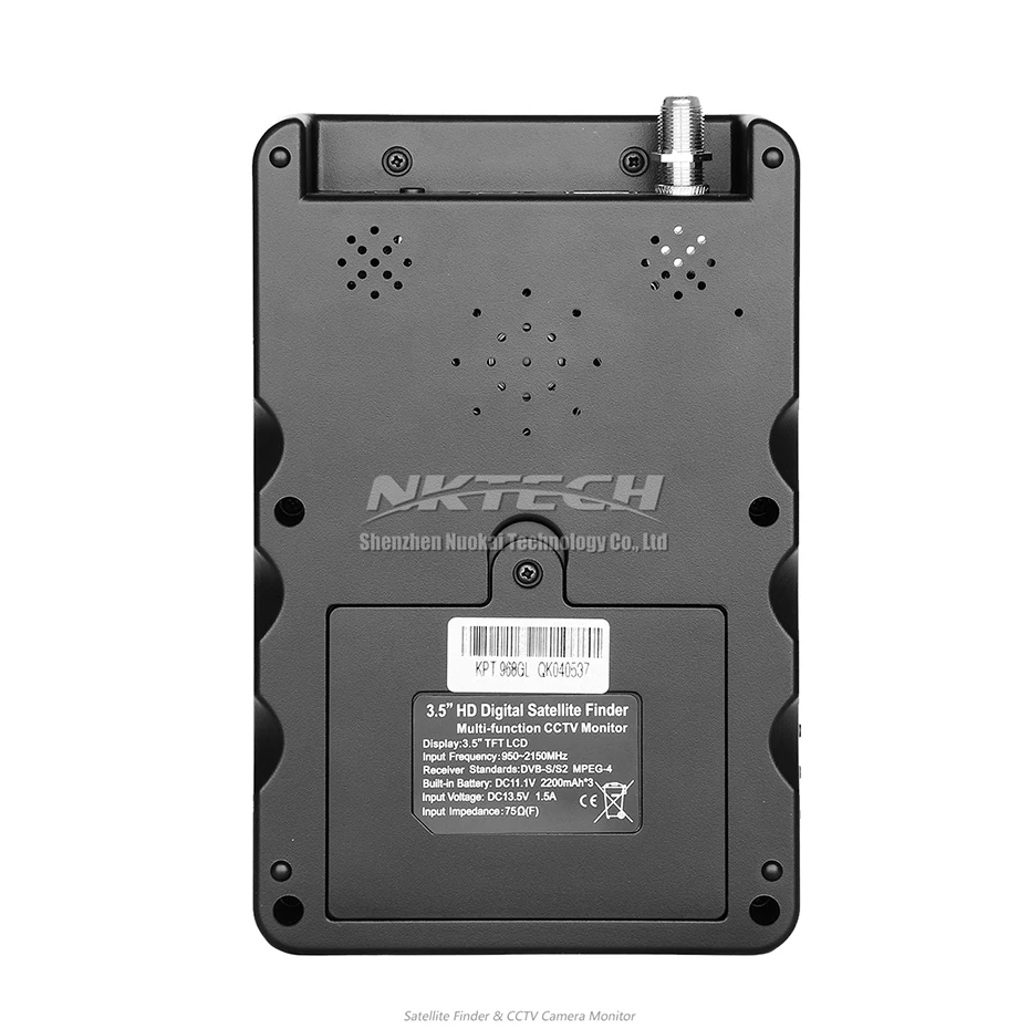 NKTECH HD Digitálny Satelitný TV Signál Finder NK-610 CCTV Kamera Monitora Tester Analógové Fotoaparáty, Video, Audio Test 1080P 3.5