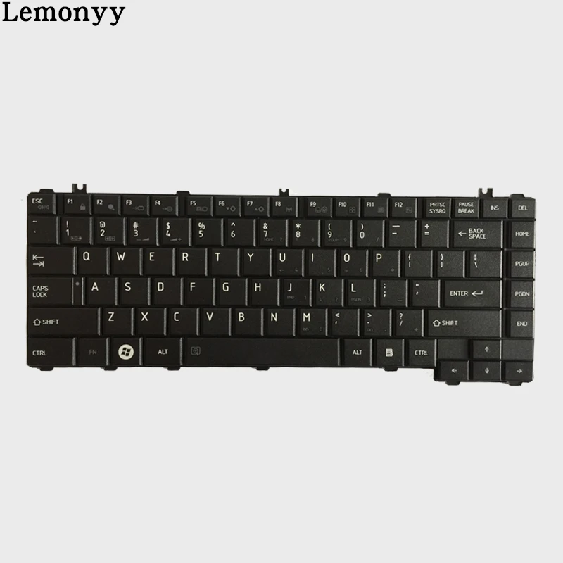 NÁS notebook klávesnica pre toshiba Satellite C600 C600D L640 L600 L600D L630 C640 C645 L700 L640 L730 L635 US klávesnica, čierna/biela