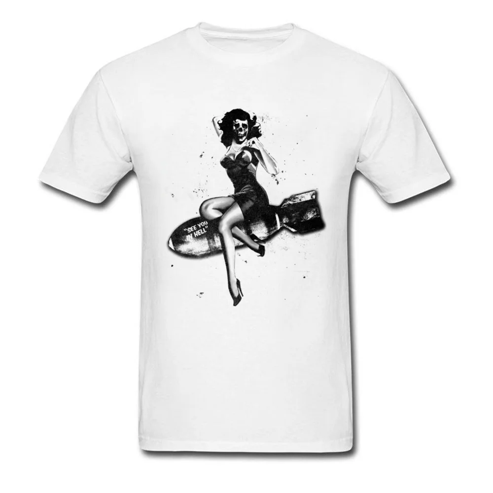 Pin Up T Shirt Pre Dospelých Miss Bomba Custom Design 3D Grafické T-Shirt Jeseň Zima Top a Tees Vtipné Vianočné Darčekové Tričká