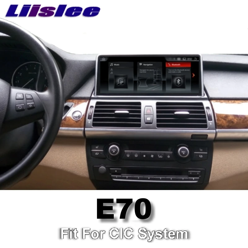 Pre BMW X5 E70 2011~2013 LiisLee Auto Multimédiá GPS Audio Hi-Fi Rádio Stereo Originálny Štýl Pre CIC Navigačné tlačidlo NAVI