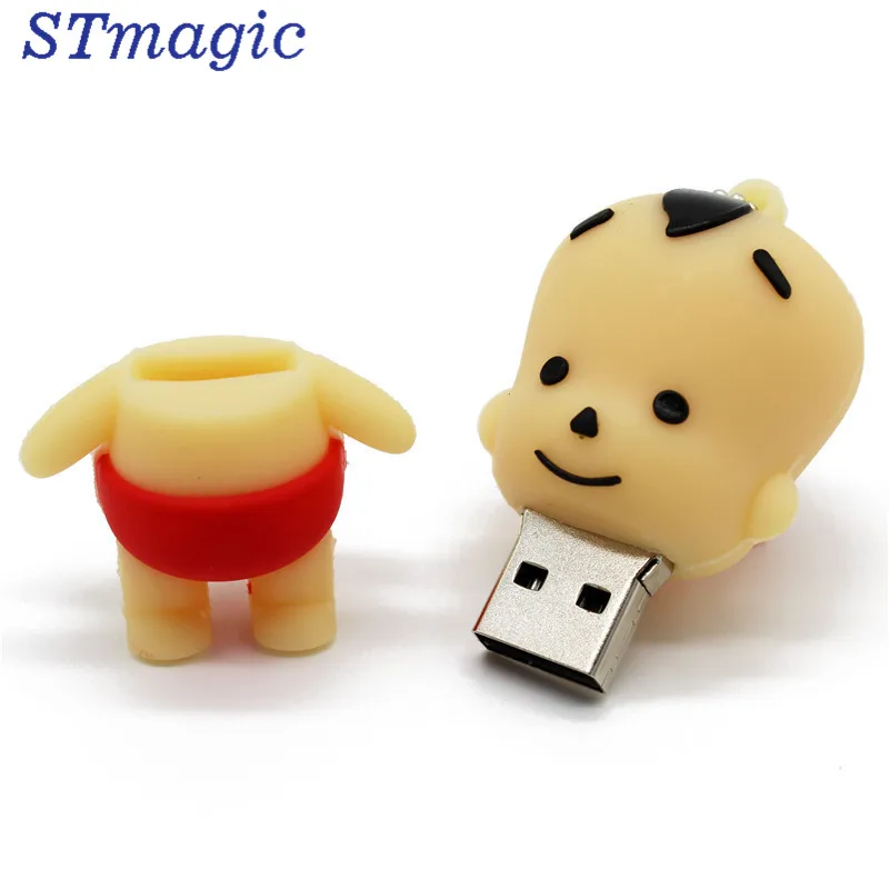 STmagic karikatúra roztomilý mini baby USB Flash Disk 4 GB 8 GB 16 GB 32 GB, 64 GB kl ' úč USB 2.0 doprava zadarmo