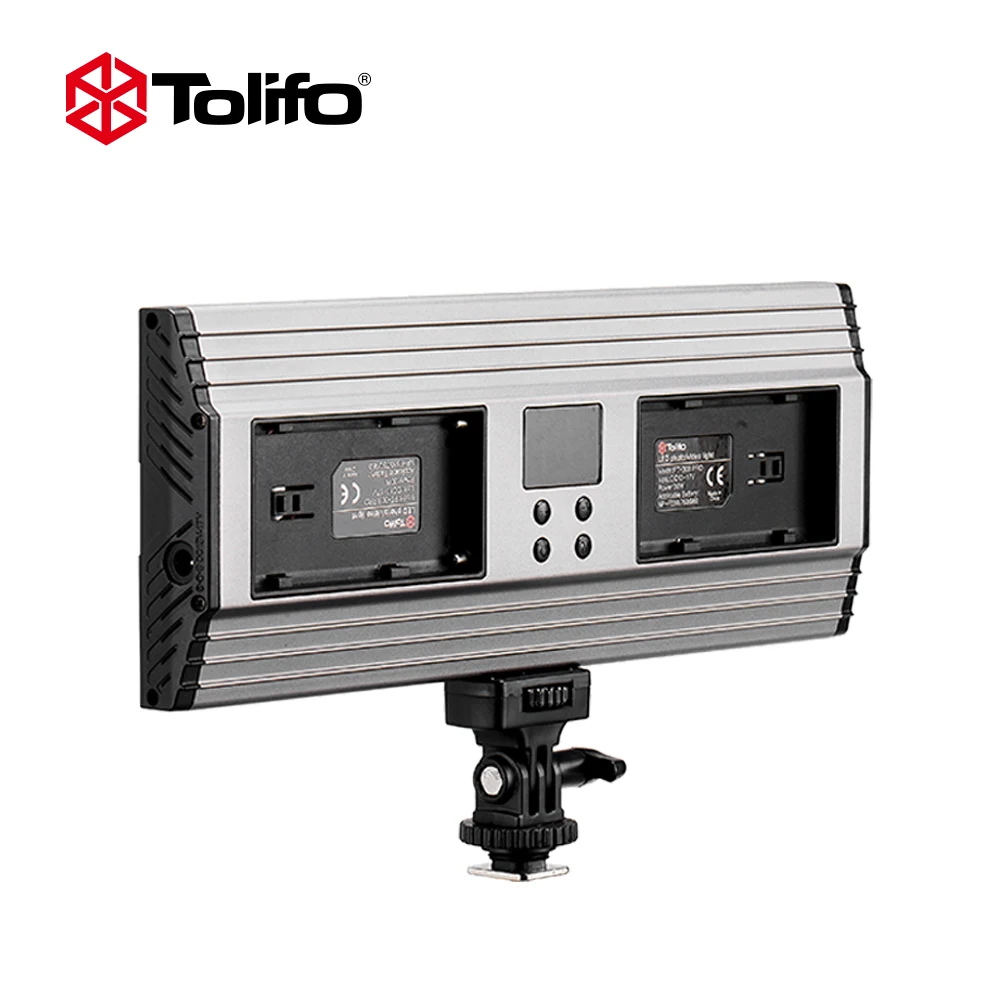 Tolifo Pt-30B 30 Ws Bicolor LED Video Svetlo Panel s napájacím Adaptérom a Rukoväť Namontované pre Kamery a DSLR alebo Videokamera