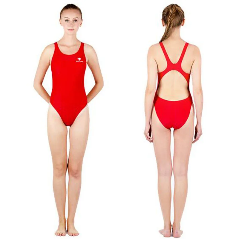 Vysoká Kvalita Odbornej Prípravy Plavky Ženy Telocvični Kombinézu Športové Plavky Deti Dievča Plávať Súťaž Pevné Plavky