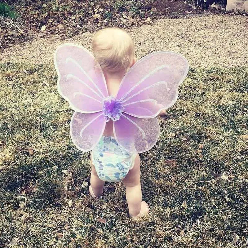 Víla, motýľ Anjel Krídla Pre Dievčatá chlapci Deti Garden párty Narodeniny Deň Detí nový rok Prospech Halloween cosplay Kostýmy