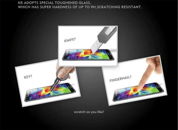 YKSPACE 2 ks Predné + Zadné Tvrdené Sklo Screen Protector Film pre iPhone 5S 5C 5 SE Anti-scratch 2.5 D 9H HD Jasné