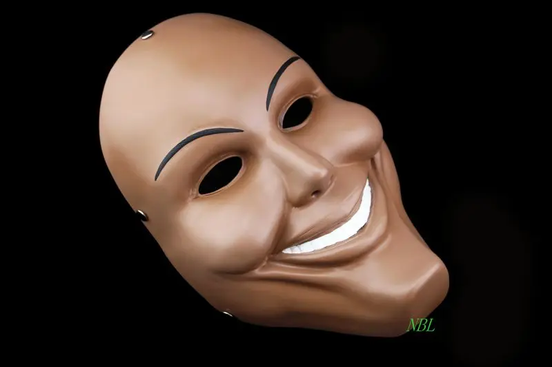 Ľudské Usmievavá Tvár Masky Halloween Film Vymazať Maškaráda Strany Rekvizity Dospelých Úsmev Živice Maska Cosplay Kostým Party S Box