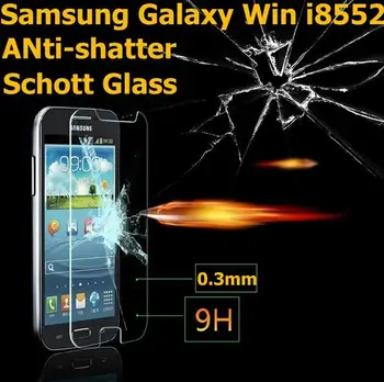 0.26 mm Anti-Výbuch Screen Protector, Tvrdené Sklo, Fólia Pre Samsung Galaxy Win Duos GT i8552 8552 Ochranné Fólie na Displej