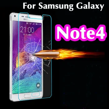 0.26 mm nevýbušnom Predné LCD displej, Tvrdené Sklo, Fólia pre Samsung Galaxy Note 4 Note4 N9100 Screen Protector pelicula de vidro