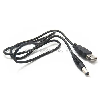 0.8 M Barel Jack Adaptér USB na 5,5 mm, 5V USB + DC JACK Kábel Drôt(5.5x2.1mm)