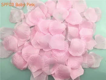 100ks/vrecko Baby Pink Umelého Hodvábu, okvetné Lístky Ruže Kvet Listy Svadobný Obrad Darček Zábal Stromček Baby Sprcha Dekorácie