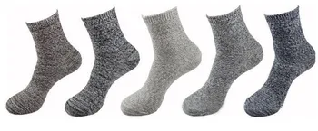 10PCS=5 párov Hrubé bavlna vintage vlnené ponožky retro značka pánske ponožky pre dospelých Calcetine ponožky pančuchy muž veľkoobchod ponožky