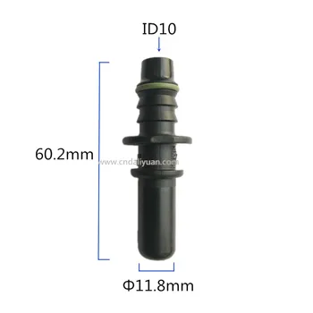 11.8 mm ID10 univerzálne všeobecné Paliva riadok rýchly konektor samec konektor 2 KS veľa