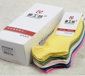 12Pairs/Pack Bavlna Soild Farba Ženy Ponožky Letné Jar Pohodlie Bezšvíkové Krátke Ponožky WS003
