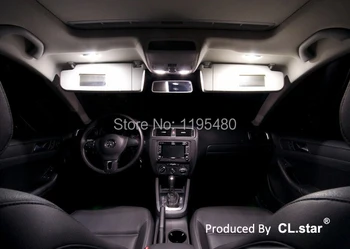 13pcs canbus Chyba Zdarma na VW Jetta 6 MK6 sedan LED lampy, interiérové svetla kit (2011+)