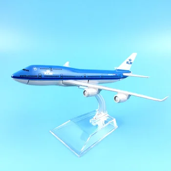 16 cm rovine model Letúna B747 KLM Royal Dutch Airlines lietadla B747 Deti Hračky Nový Rok/Narodeniny/Zbierky Dary