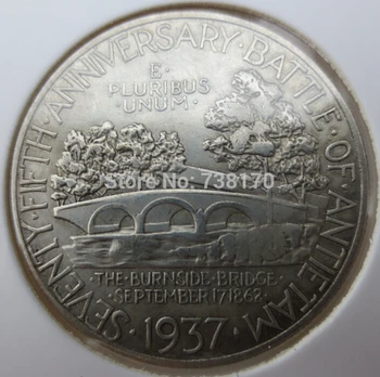 1937 Antietam Pamätné Pol Dolára Kópie Mincí