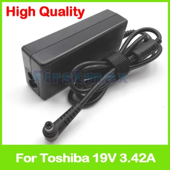 19V 3.42 notebooku napájací adaptér nabíjačka pre Toshiba Satellite L775D L830 L830D L835 L835D L840 L850 L850D L855 L855D L870