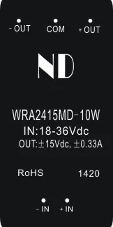 1pcs 2016 nové dc converter 24V na dual 15V 10W regulovaný napájací modul kvality tovaru