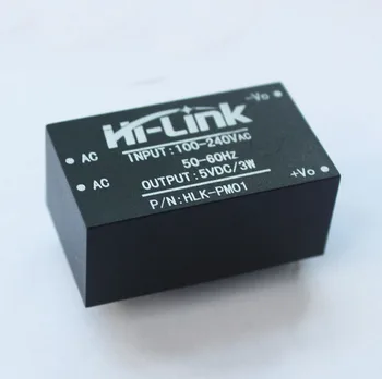 2 ks HLK-PM01 AC-DC 220v na 5 v Izoláciu prepínač napájania subminiature/ modul napájania/