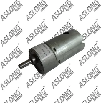 2 ks/veľa ASLONG 12v 12-1600rpm vysoký krútiaci moment JGB37-540 DC gear motor/elektromotory s redukciou prevodovky