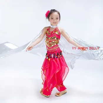 2016 Dievča ručné brušného tanca kostým baby angel wings pre deti Isis gold (bez palíc) 31 farba HOT veľkoobchod...