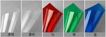 2018 NOVÉ 0,3 mm 20*30 cm päť farieb ABS plast transparentné PVC list pre architektonický model tvorby budovanie domov
