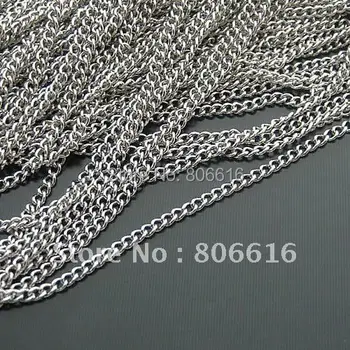 20M/veľa 1.8 MM Nikel-Metal Rozšírené Reťaze Šperky Reťazí Náhrdelník/Náušnice Komponentov