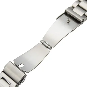 22 mm z Nehrdzavejúcej Ocele Watchband Rýchle Uvoľnenie Popruhu pre LG G Sledovať W100 / W110 / Urbánnej W150 Pás Náramok Black Rose Gold Silver
