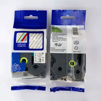 24mm biela jasné tze pásky TZe-155 tze155 tz155 tze 155 Kompatibilné brat tlačiareň štítkov P-touch Tlačiarne, Pásky label maker