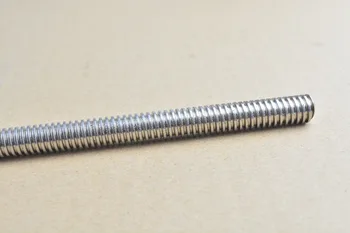 304 nerezovej ocele T10 skrutky dĺžka 200 mm viesť 2 mm 3 mm 4 mm 8 mm 10 mm 12 mm trapézové vreteno skrutku 1pcs