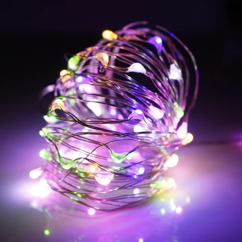 30Leds Led Vianočné String Svetlá Medi 3Meter Strany stromu Valentína Dovolenku dekorácie nočného svietidla Rýchlu Loď TW