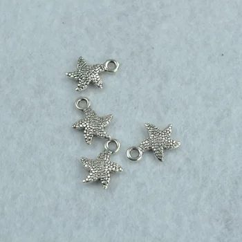 30pcs Vintage tibetskej strieborné prívesky kovové hviezdice prívesky fit diy náhrdelník náramok zobrazili kľúčové tlačidlá pre Šperky, takže 1772