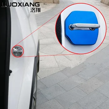 4pcs Auto Door Lock Spony Útočník Ochranný Kryt puzdro Pre Volvo XC60 S60, S80 S60L S80L S40 V60 C30 Nálepky 2model 3 farby