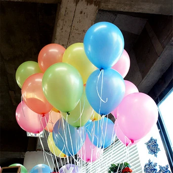 50pcs/veľa Farebné 10 Palcový 21 farby, Latexové Hélium Balóniky Nafukovacie Svadobné Dekorácie Vzduchu Gule Happy Birthday Party Dodávky