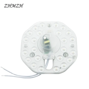 AC220V LED Modul Nahradiť Stropné Svietidlo Osvetlenie 12W 18W 24W LED Zdroj Modul ľahká Inštalácia SMD2835 White & Teplá Biela